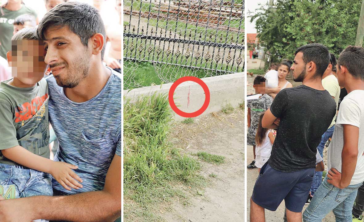 Suprug stradale Jagode (lijevo), mjesto nesreće (u sredini), zabrinuti mještani Kuršanca (desno)