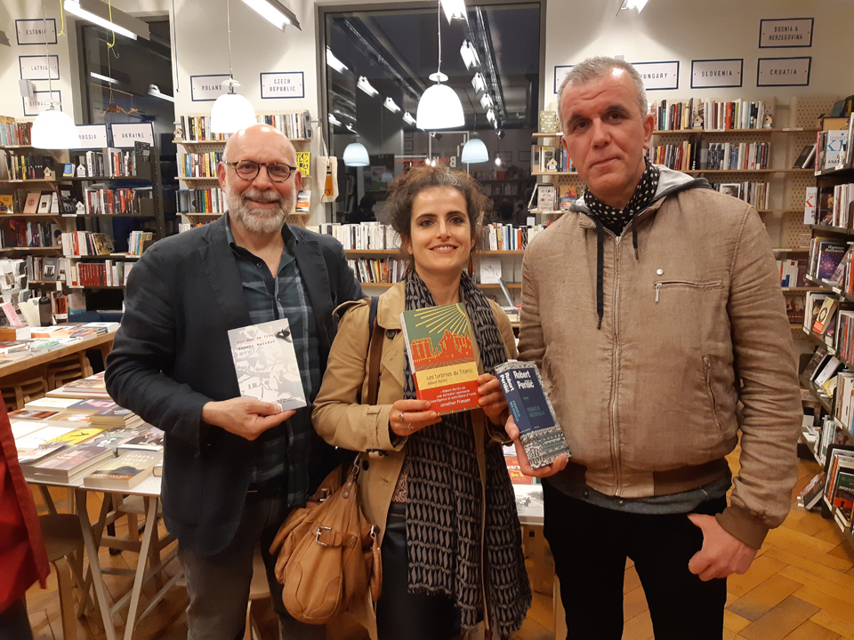 Robert Perišić na promociji francuskog izdanja svog romana u knjižari Librebook u Bruxellesu