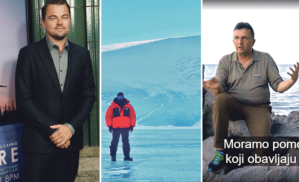 Leonardo di Caprio (lijevo) i Staša Puškarić (desno)