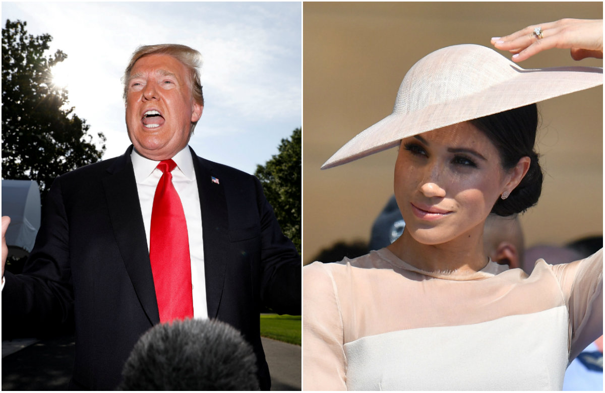 Donald Trump (lijevo), Meghan Markle (desno)