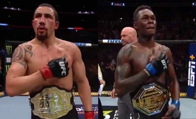 Robert Whittaker i Israel Adesanya