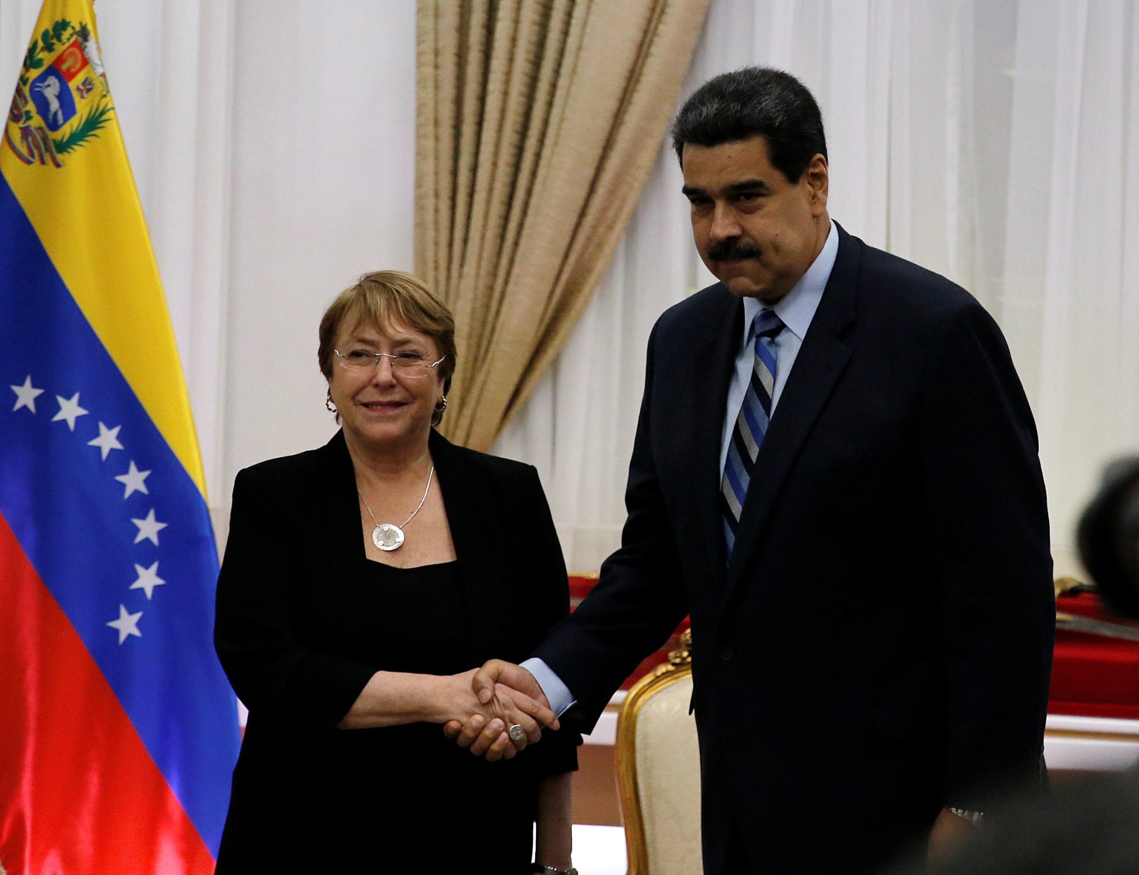 Michelle Bachelet i Nicolas Maduro