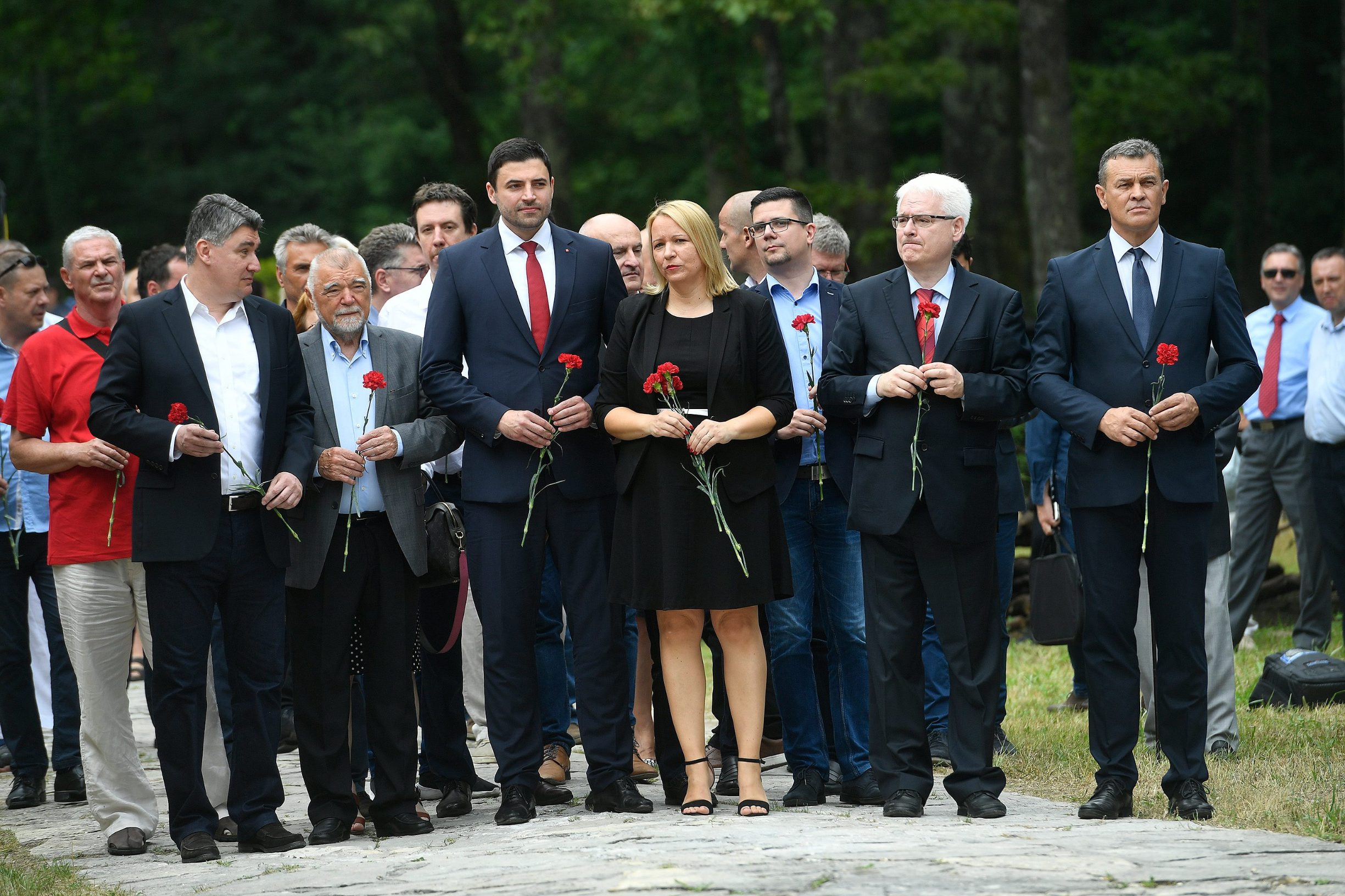 Zoran Milanović, Stjepan Mesić, Davor Bernardić, Kristina Ikić Baniček, Ivo Josipović