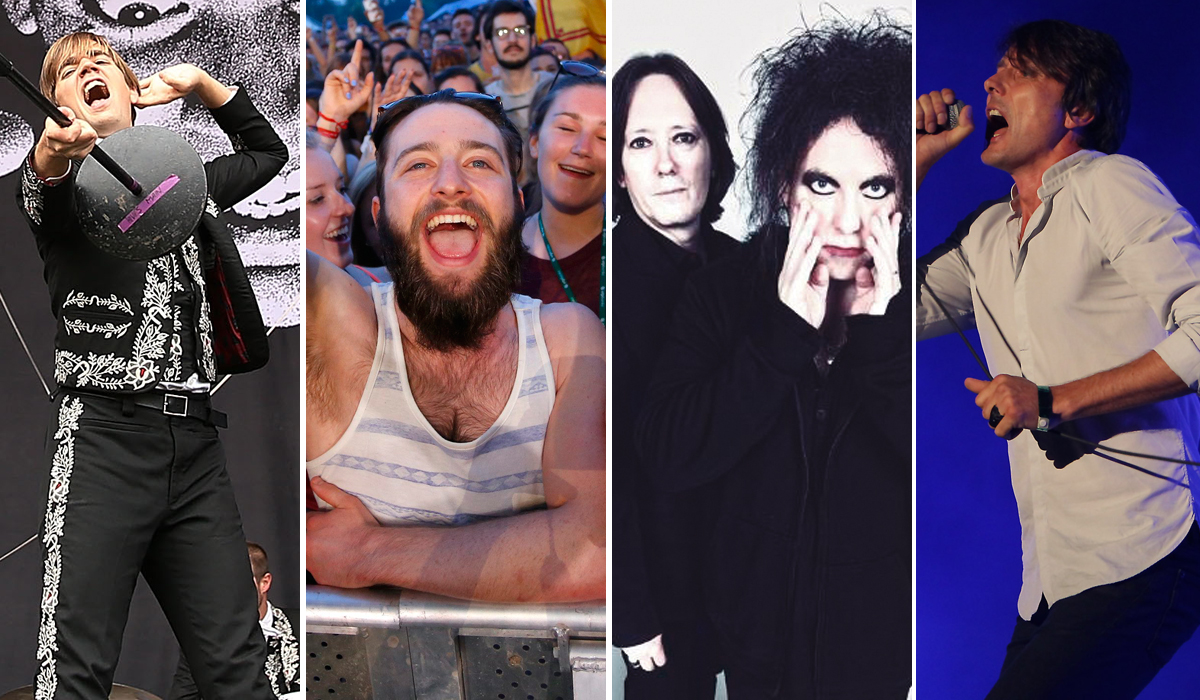 The Hives (1), publika (2), The Cure (3), Suede (4)