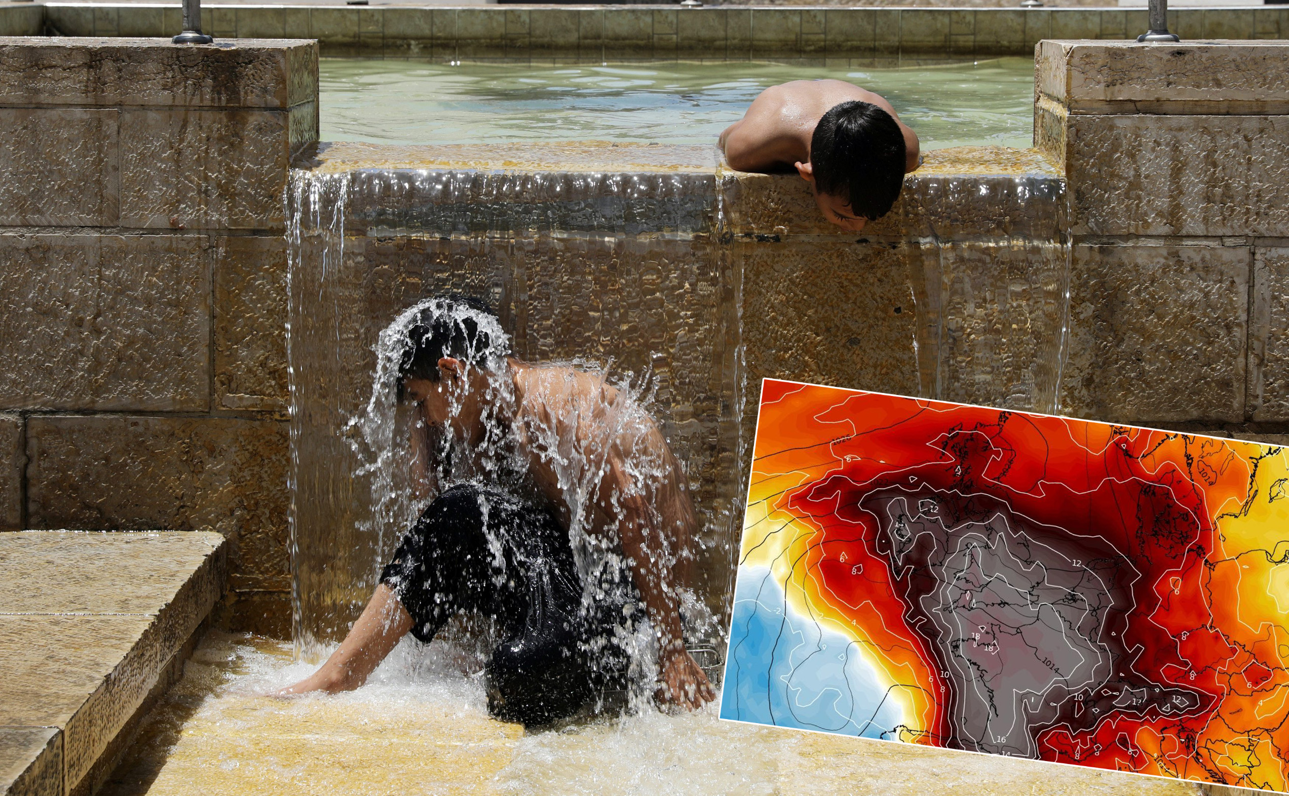 Vrućina, ilustracija