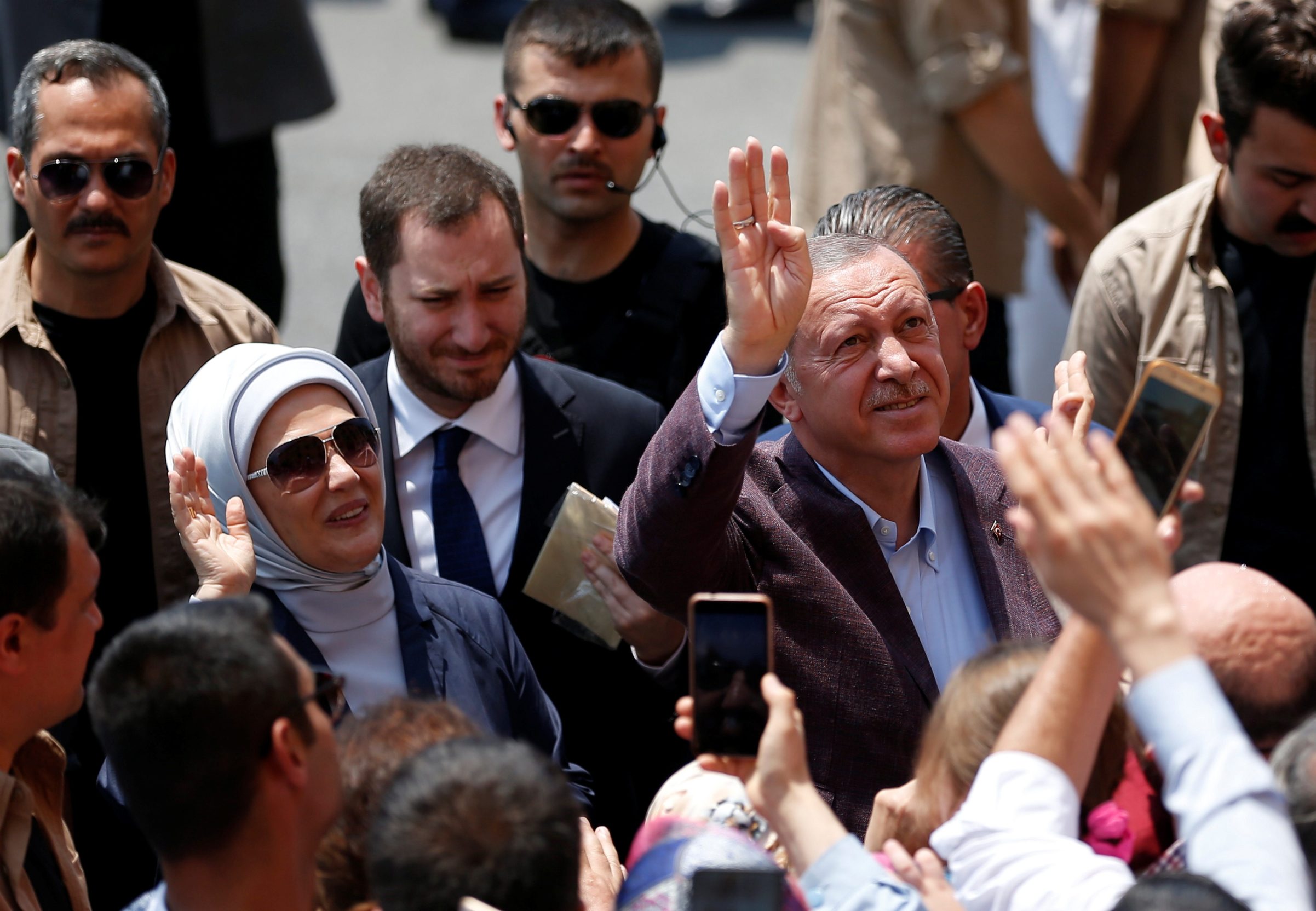 Turski predsjednik Tayyip Erdogan i njegova žena Emine