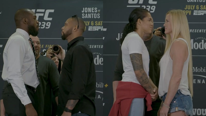 Jones vs. Santos i Nunes vs. Holm