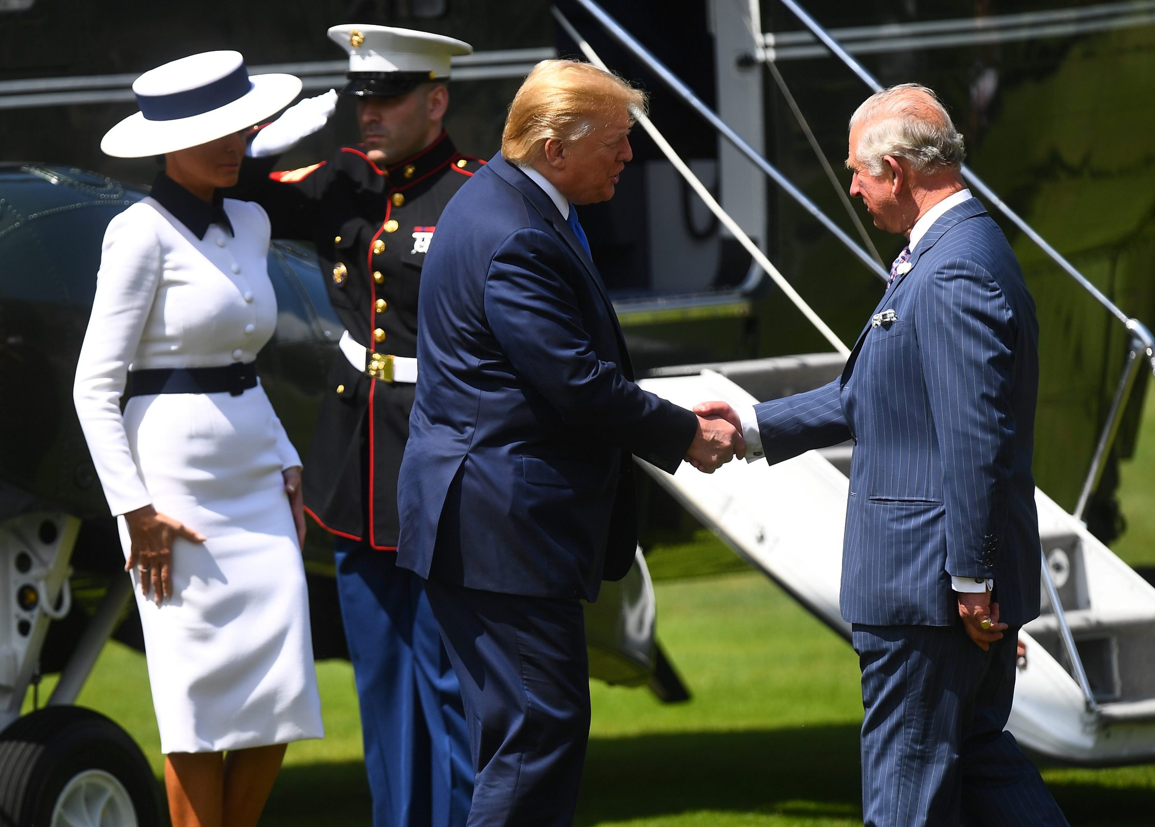 Melania Trump, Donald Trump i princ Charles