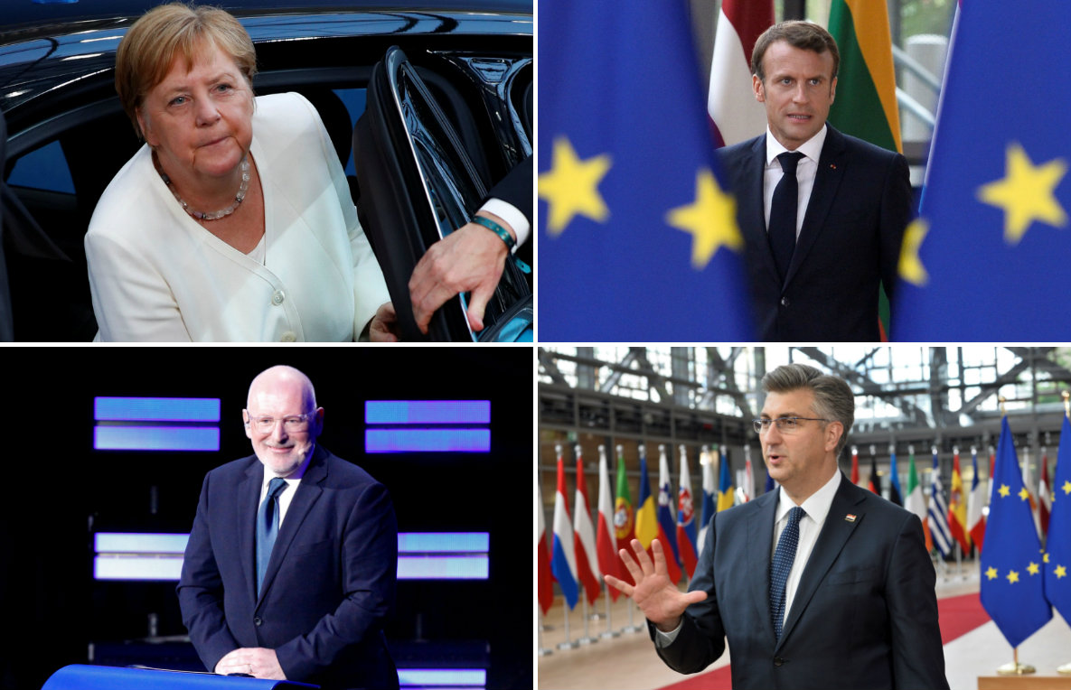 Merkel, Macron, Timmermans i Plenković