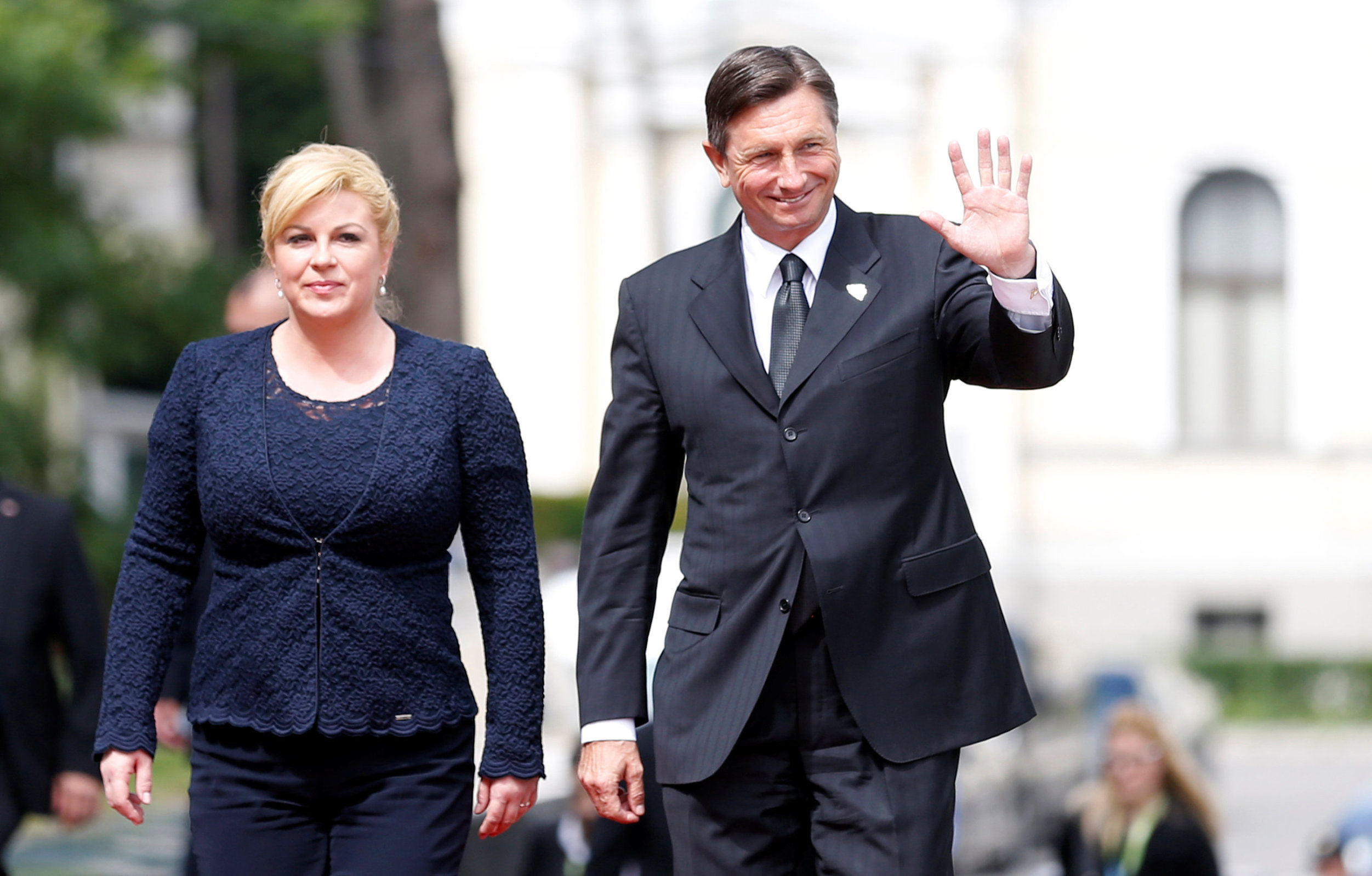 Kolinda Grabar Kitarović i Borut Pahor
