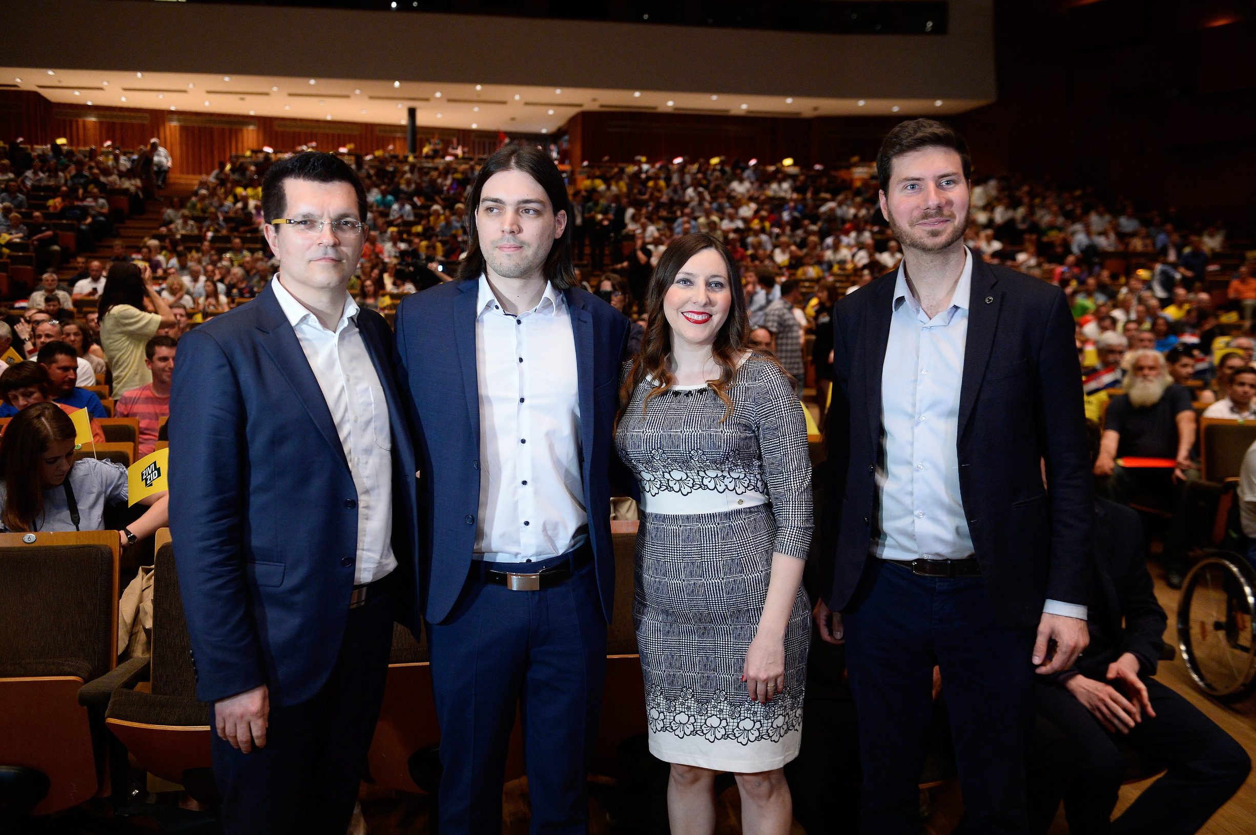 Branimir Bunjac, Ivan Vilibor Sinčić, Vladimira Palfi i Ivan Pernar