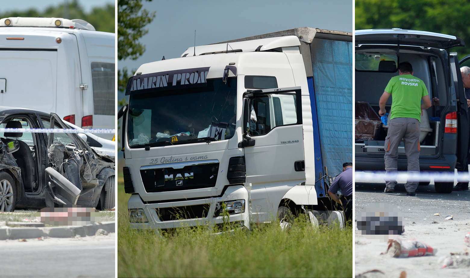 Kamion kojim je izazvana strašna nesreća na odmorištu kraj Novske