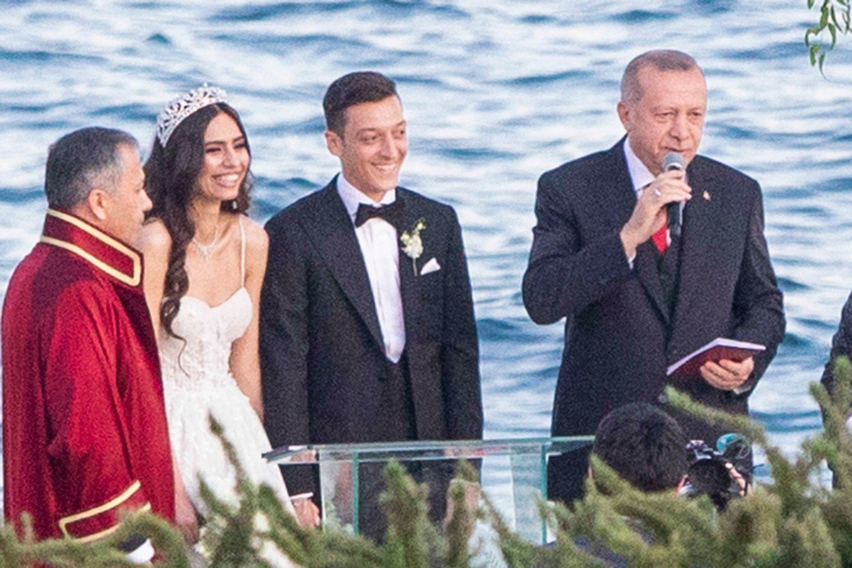 Recep Erdogan na vjenčanju Mesuta Özila
