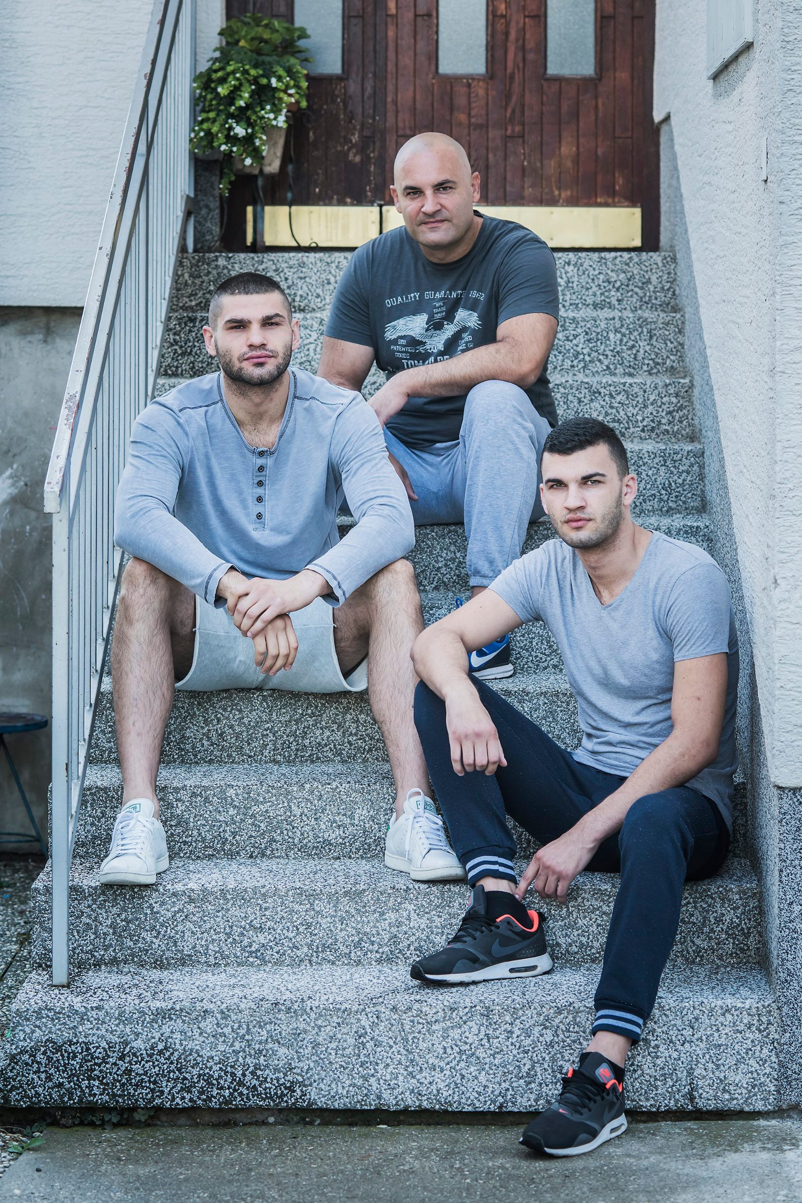Na fotografiji: braća Hrgović, Ivan, Filip i Matija