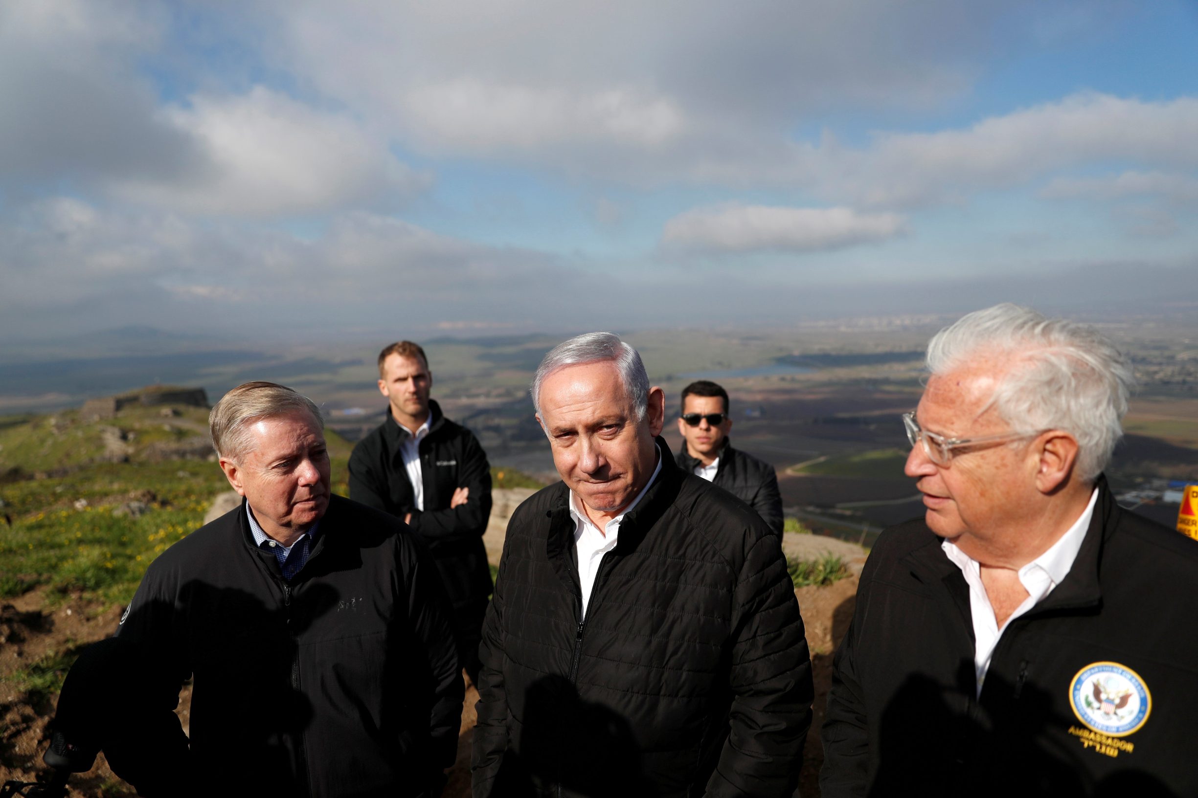 Lindsey Graham, Benjamin Netanyahu, David Friedman