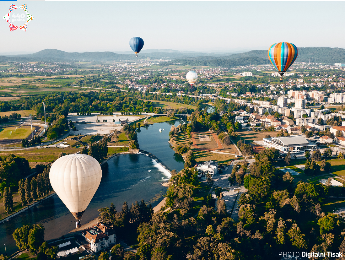 Pogled na karlovačku zvijezdu s visine