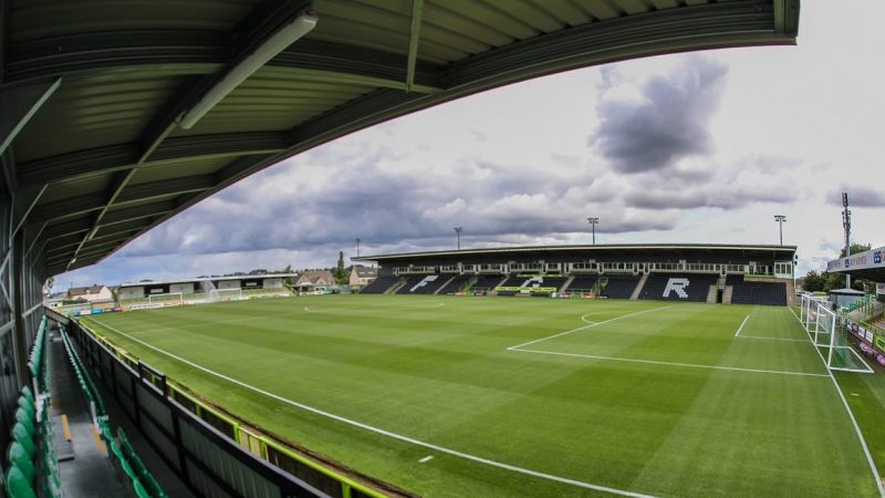 View of The New Lawn, Forest Green Rovers stadium