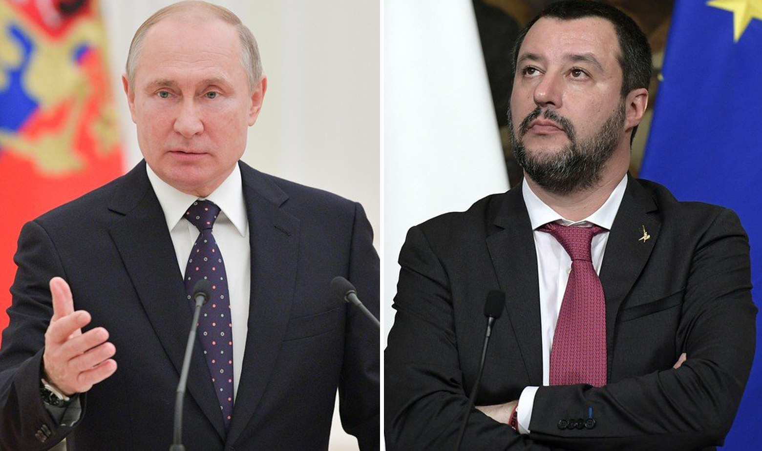 Vladimir Putin i Matteo Salvini 