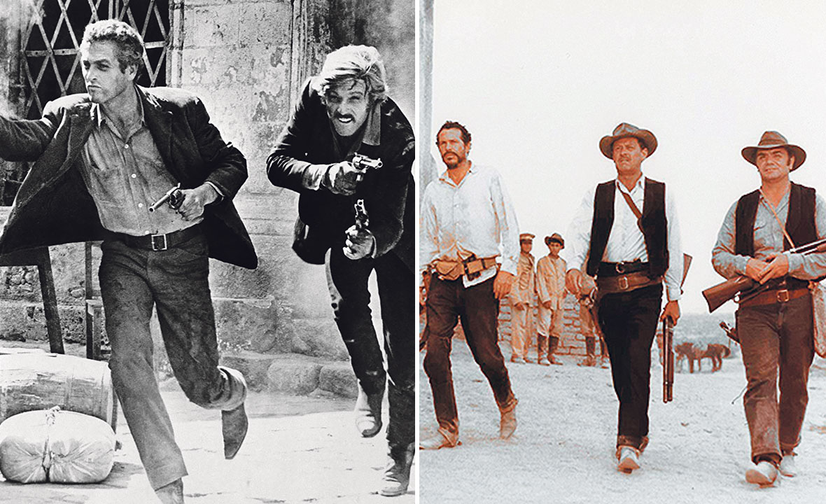 'Butch Cassidy i Sundance Kid' (lijevo) i 'Divlja horda' (desno)