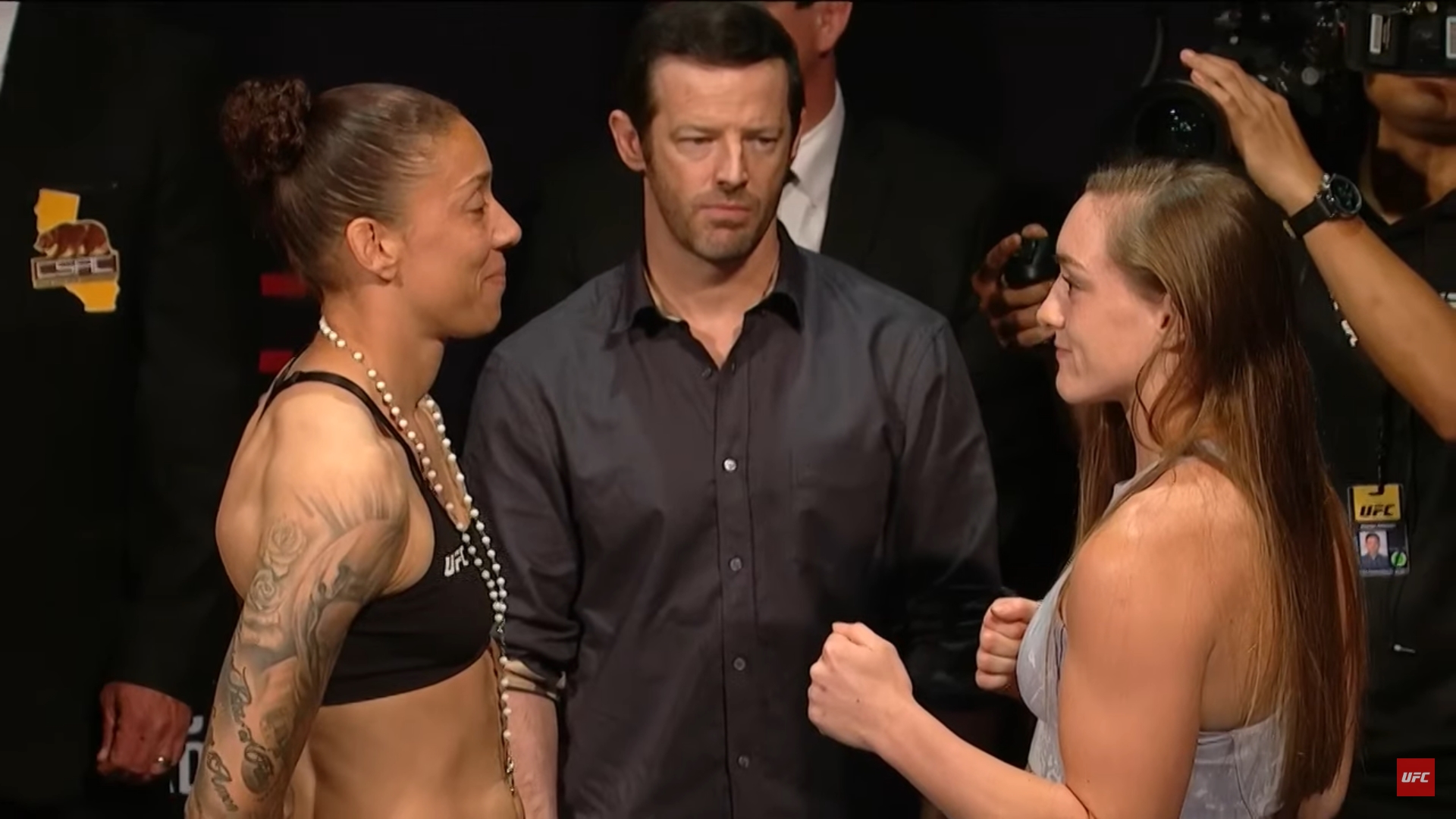 Germaine de Randamie i Aspen Ladd