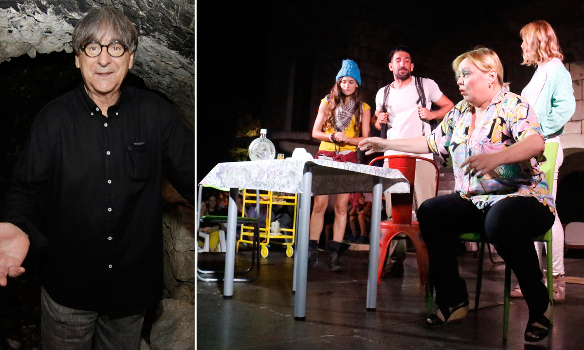 Ivica Mijačika, pokretač kKuTz-a; Prizor iz predstave 'OtpisaNE'