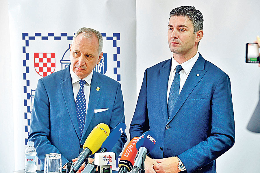 Andro Krstulović Opara (lijevo) i Mato Franković (desno)