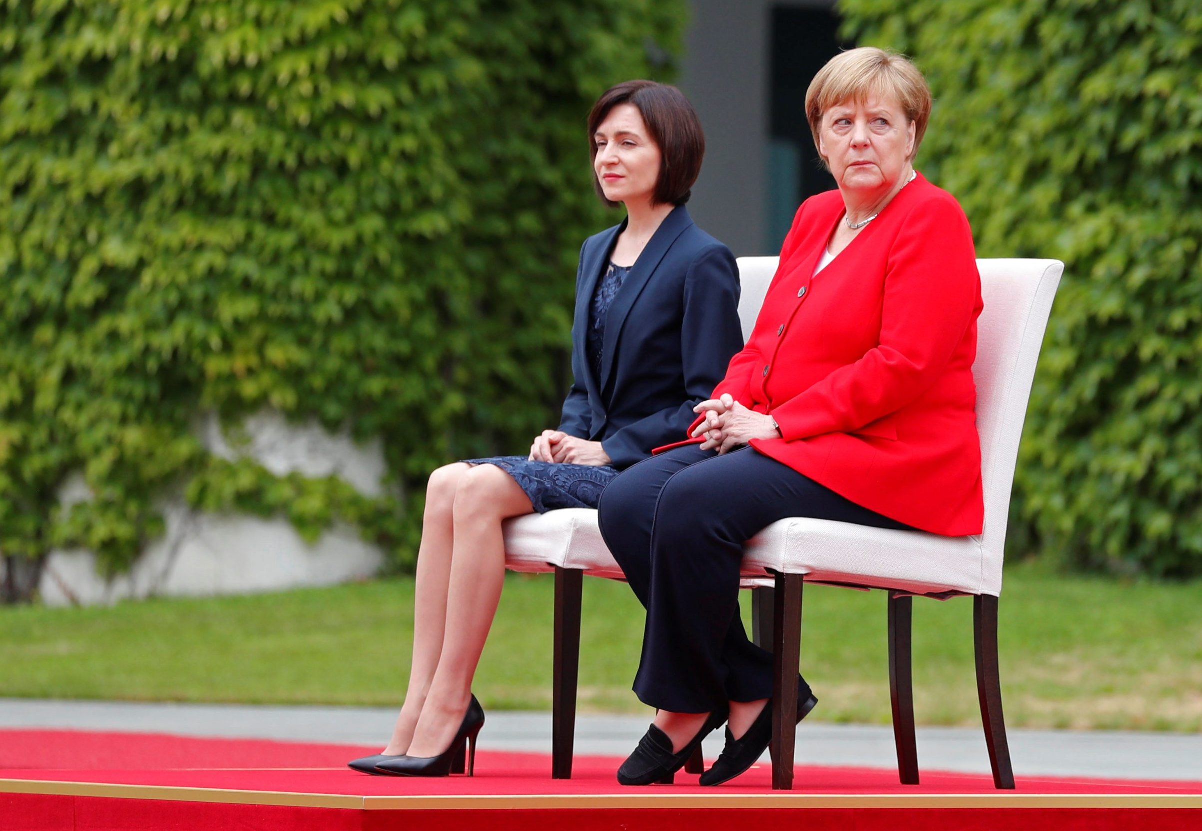 Angela Merkel i Maia Sandu