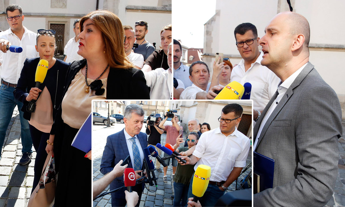 Gabrijela Žalac, Tomislav Tolušić i Milan Kujundžić