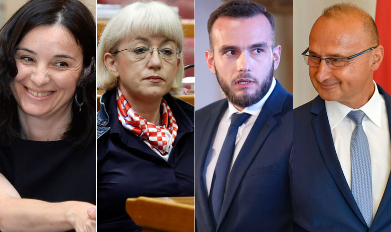 Marija Vučković, Vesna Bedeković, Josip Aladrović i Gordan Grlić Radman