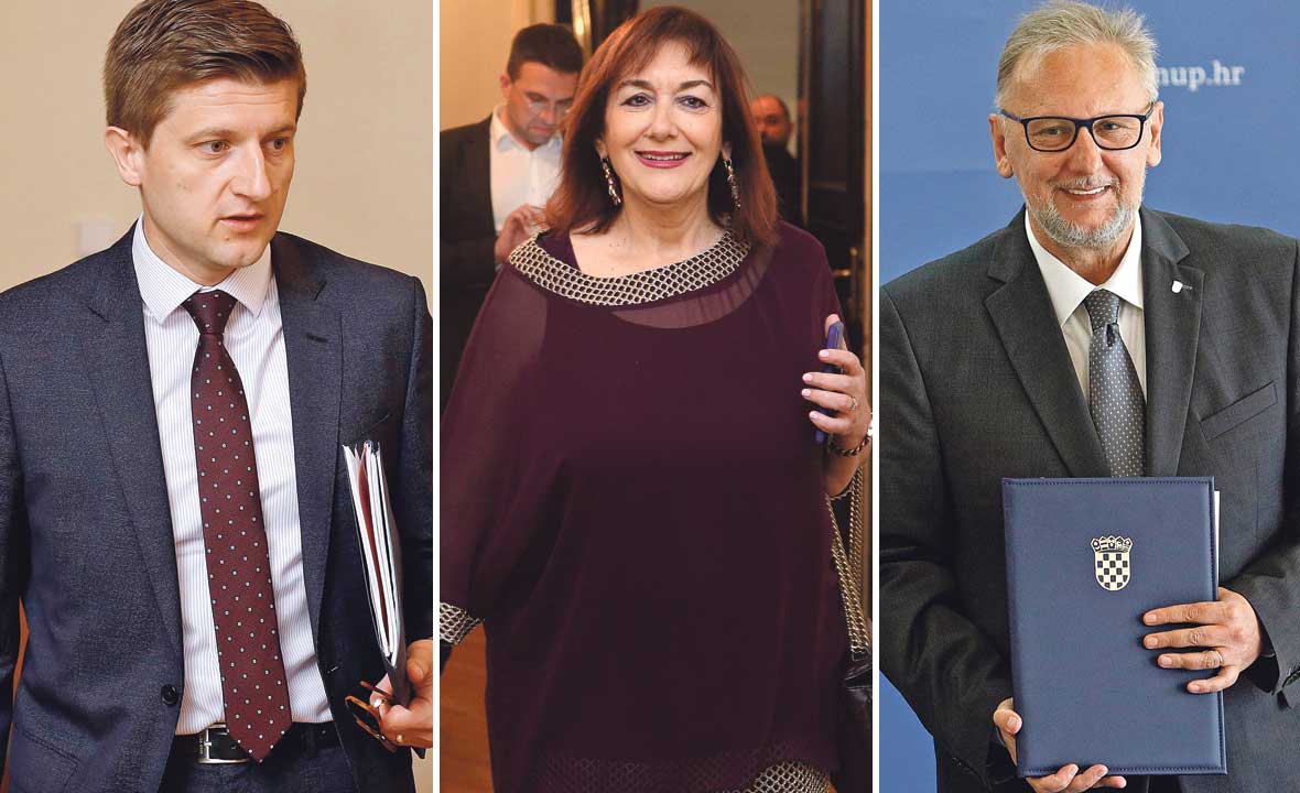 Zdravko Marić, Dubravka Šuica i Davor Božinović