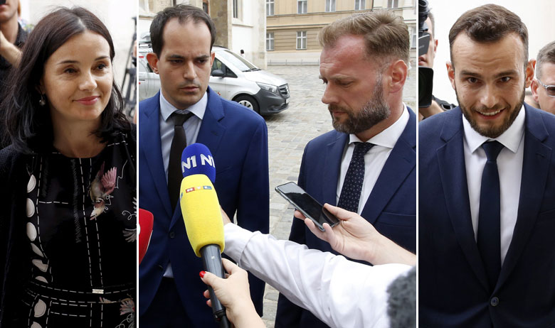 Marija Vučković, Ivan Malenica, Josip Aladrović i Mario Banožić