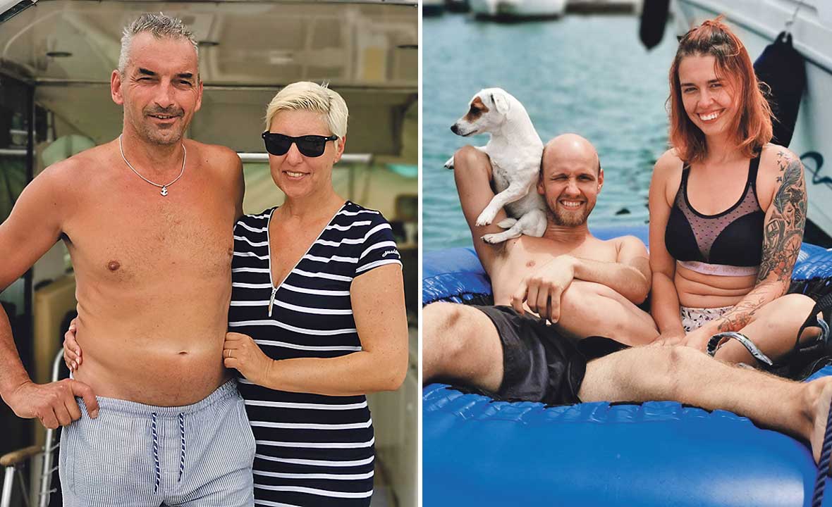 Slavko i Sonja (lijevo) i Christian i Josi (desno)