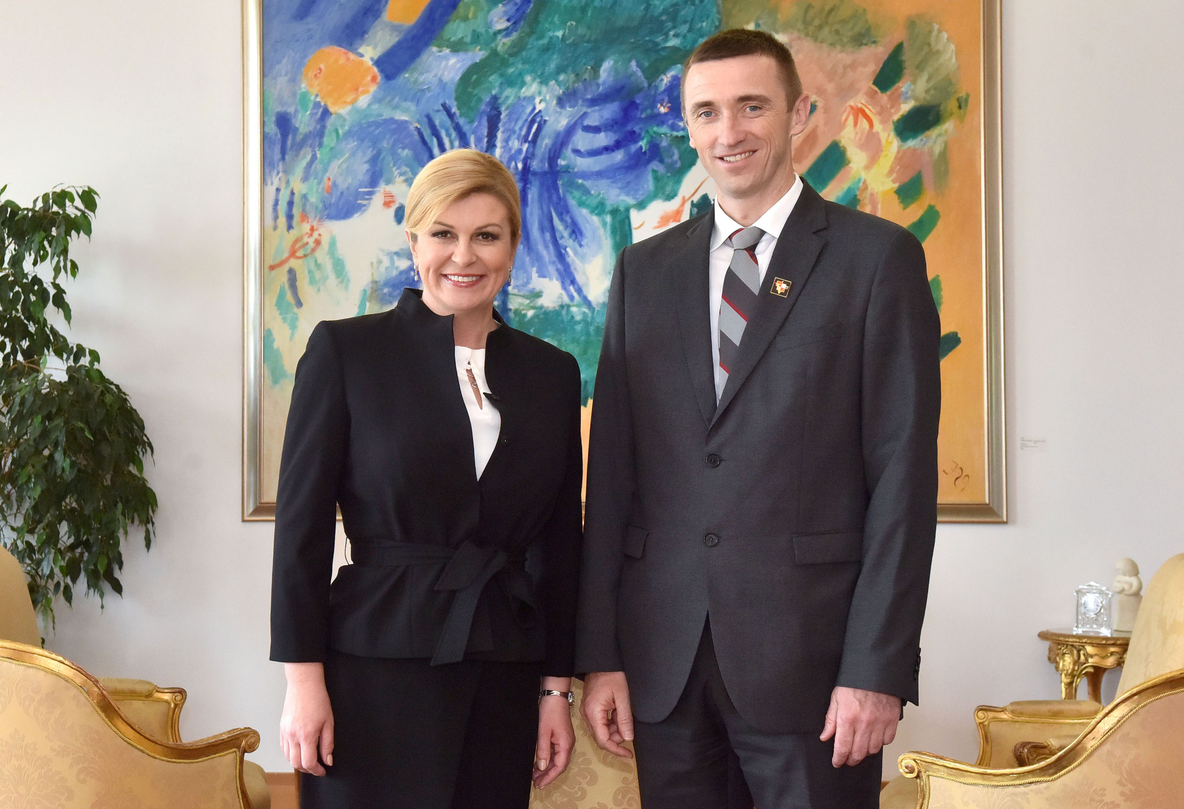 Kolinda Grabar Kitarović i Ivan Penava