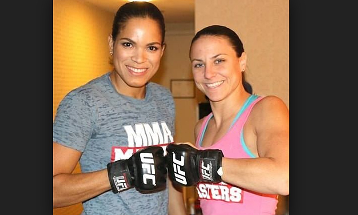 Amanda Nunes i Nina Asnaroff