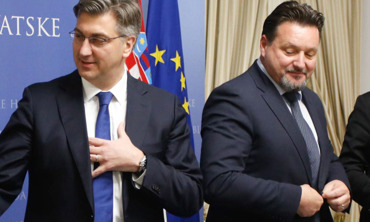 Andrej Plenković i Lovro Kuščević