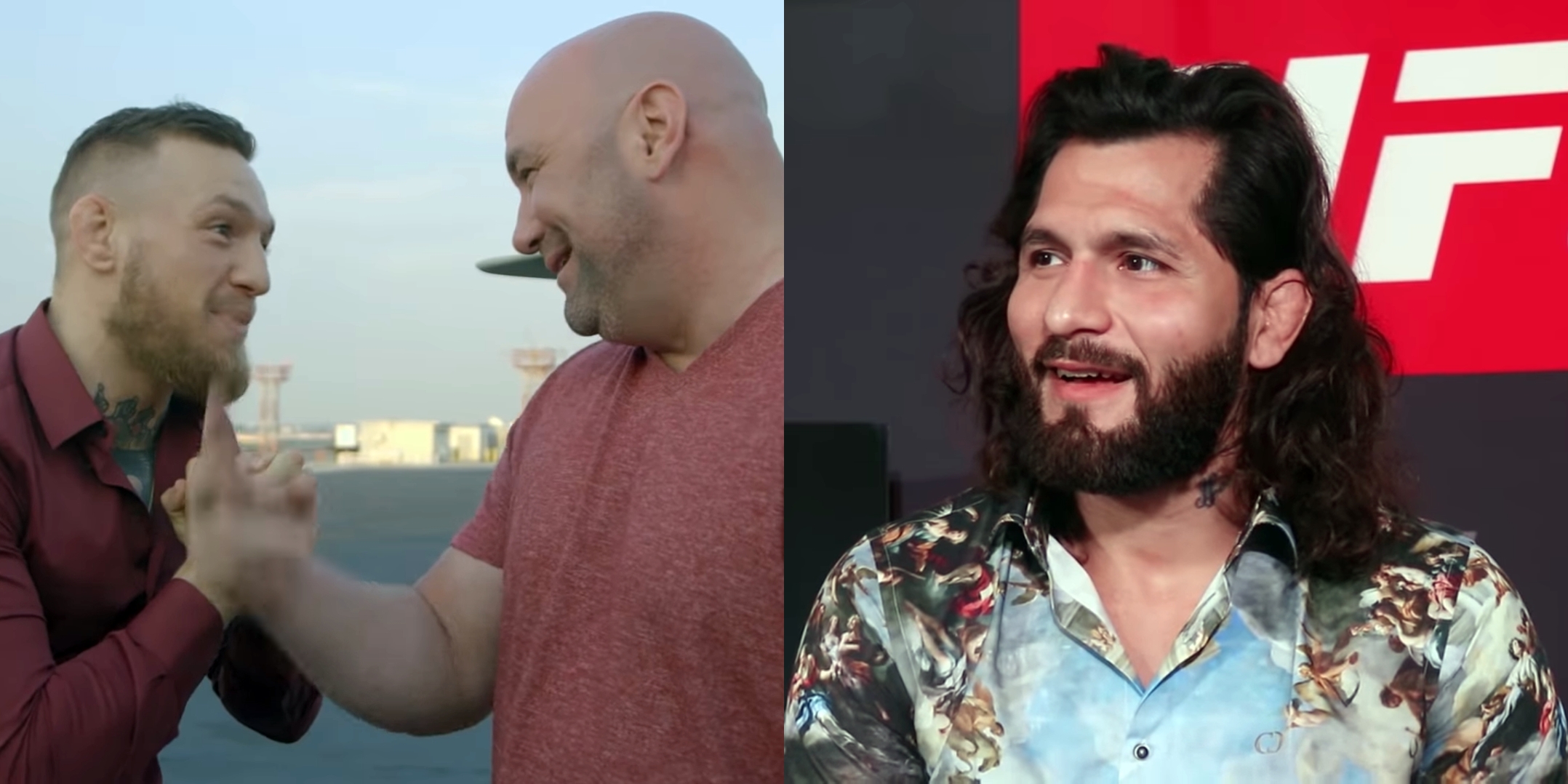 Conor McGregor, Dana White i Jorge Masvidal