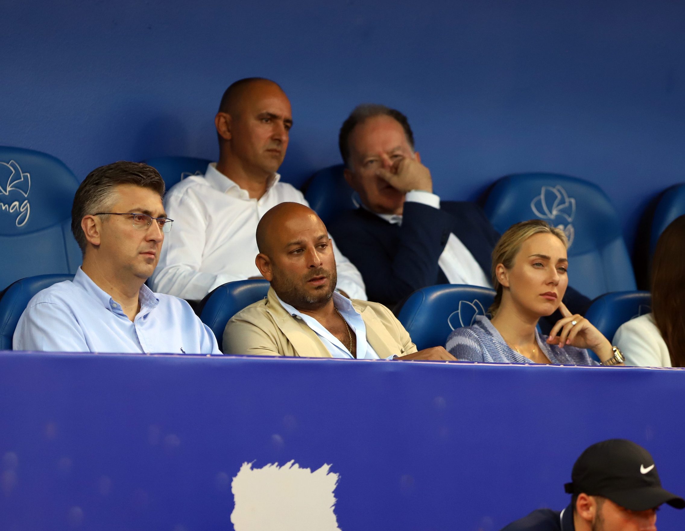 Andrej Plenković, Davor Lukšić i Cristel Carrisi