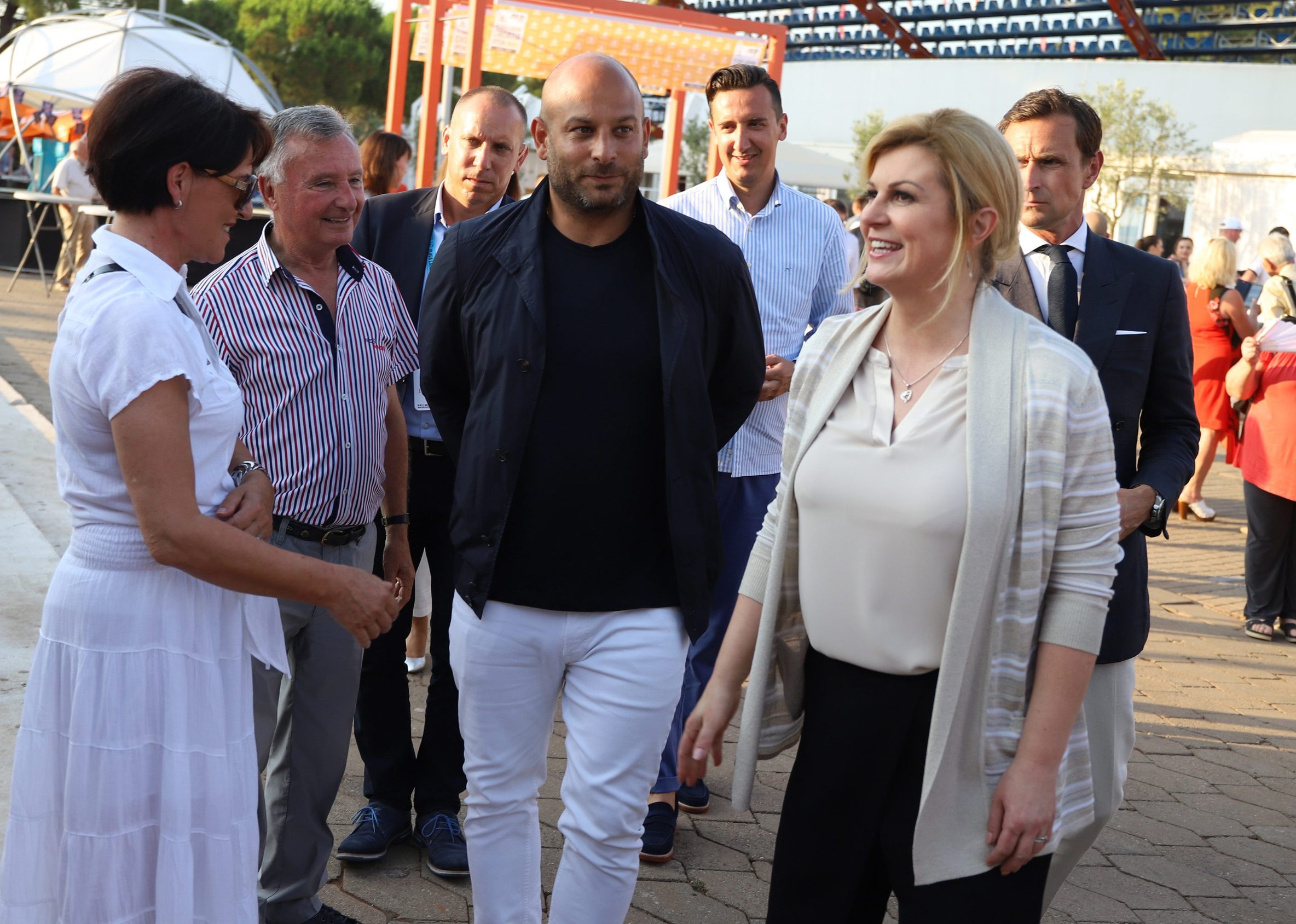 Darko Lukšić i predsjednica Grabar-Kitarović