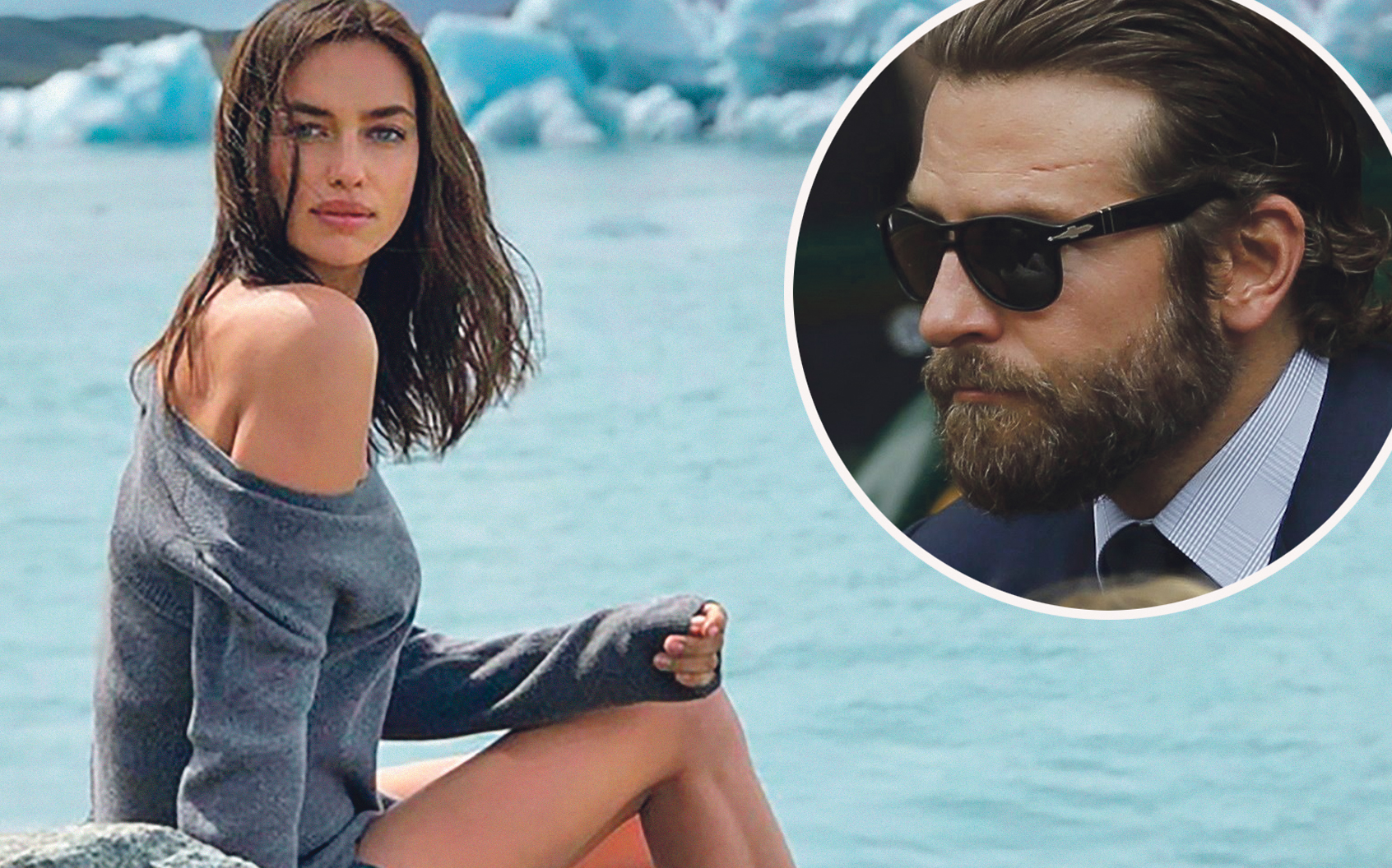 Irina Shayk (lijevo) i Bradley Cooper (desno)