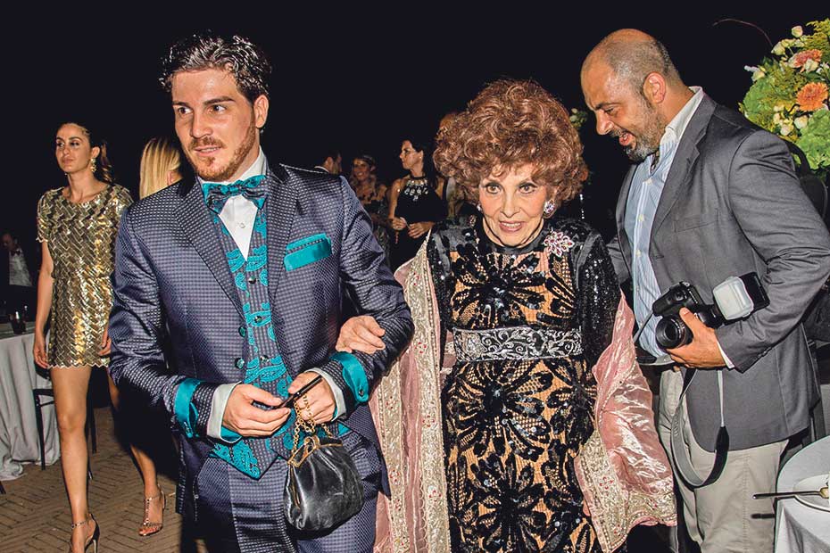 Andrea Piazzolla i Gina Lollobrigida