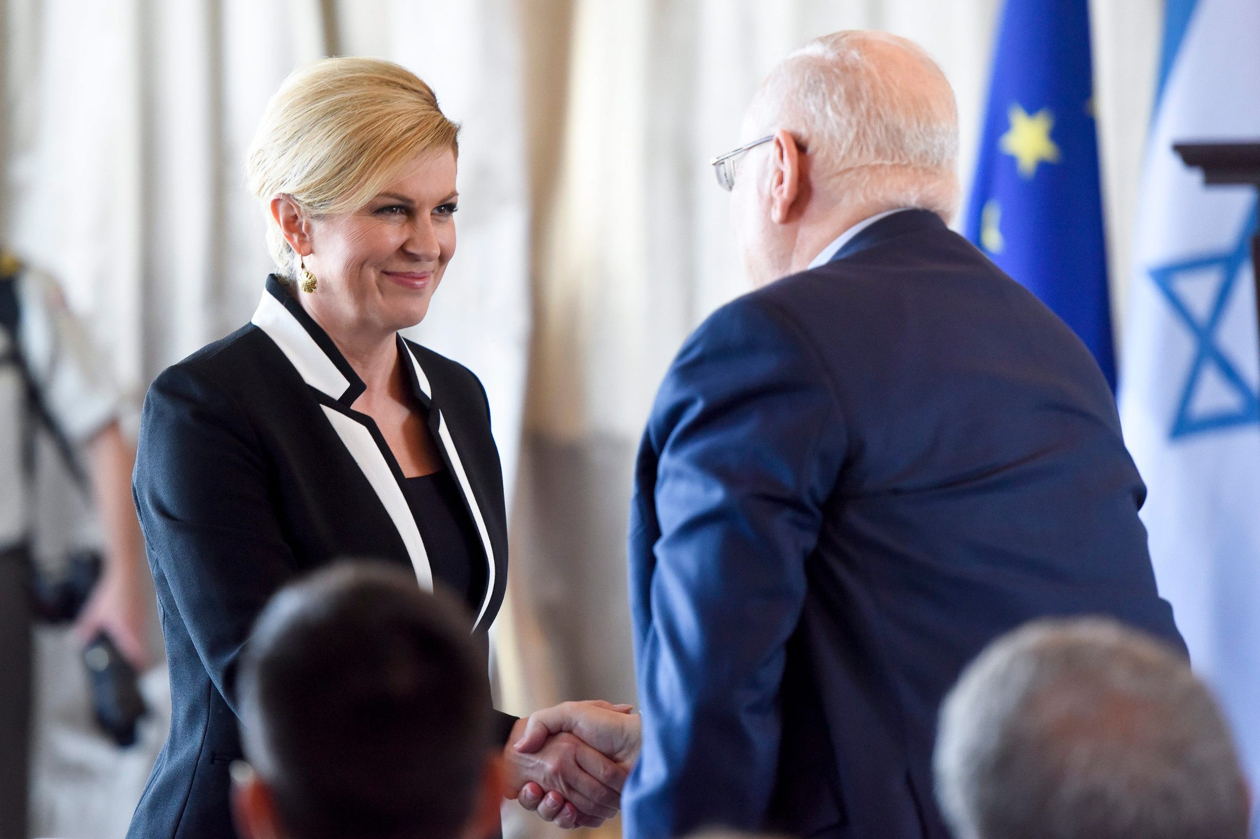 Ilustracija: Kolinda Grabar-Kitarović i Reuven Rivlin