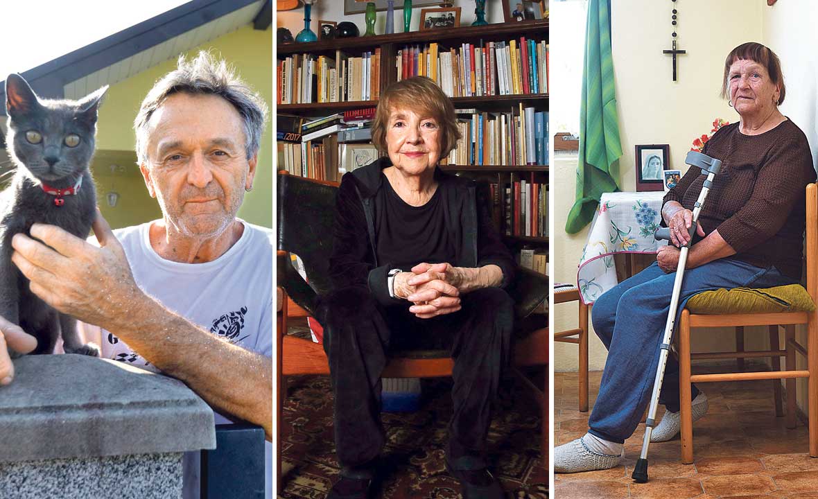 Slijeva na desno: Stolar Milivoj, Irena Vrkljan i Jelena Tomljenović