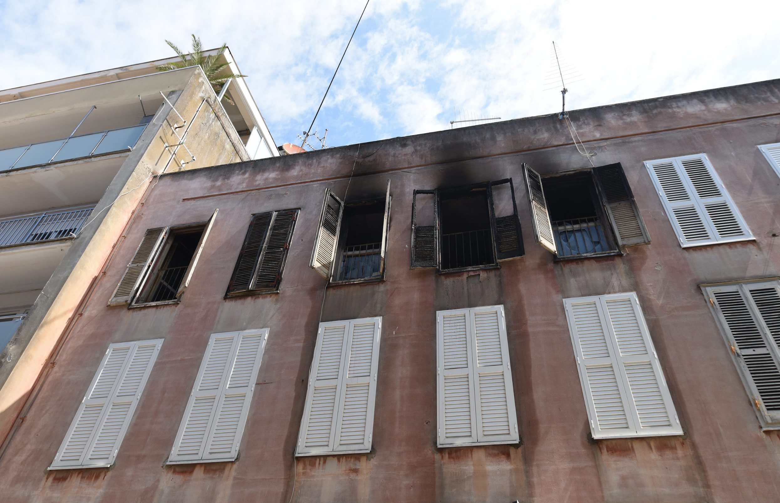 Izgorjeli stan u Zadru