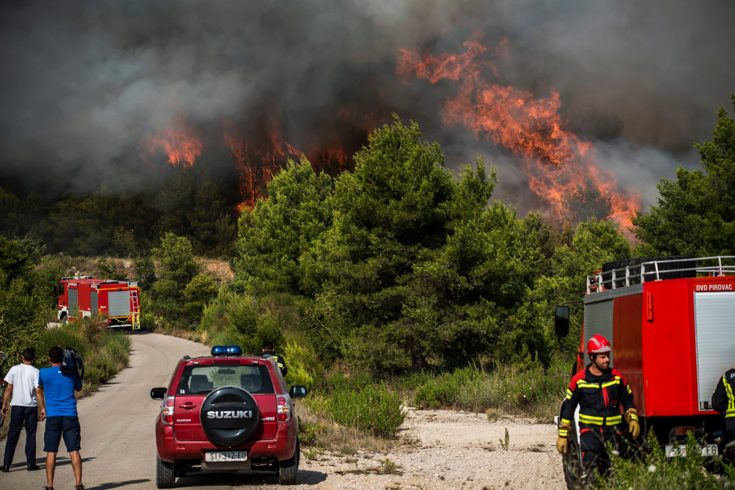Požar kod Šibenika