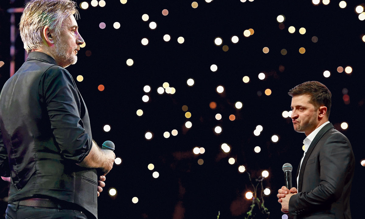 Miroslav Škoro i Vladimir Zelenski (fotomontaža)