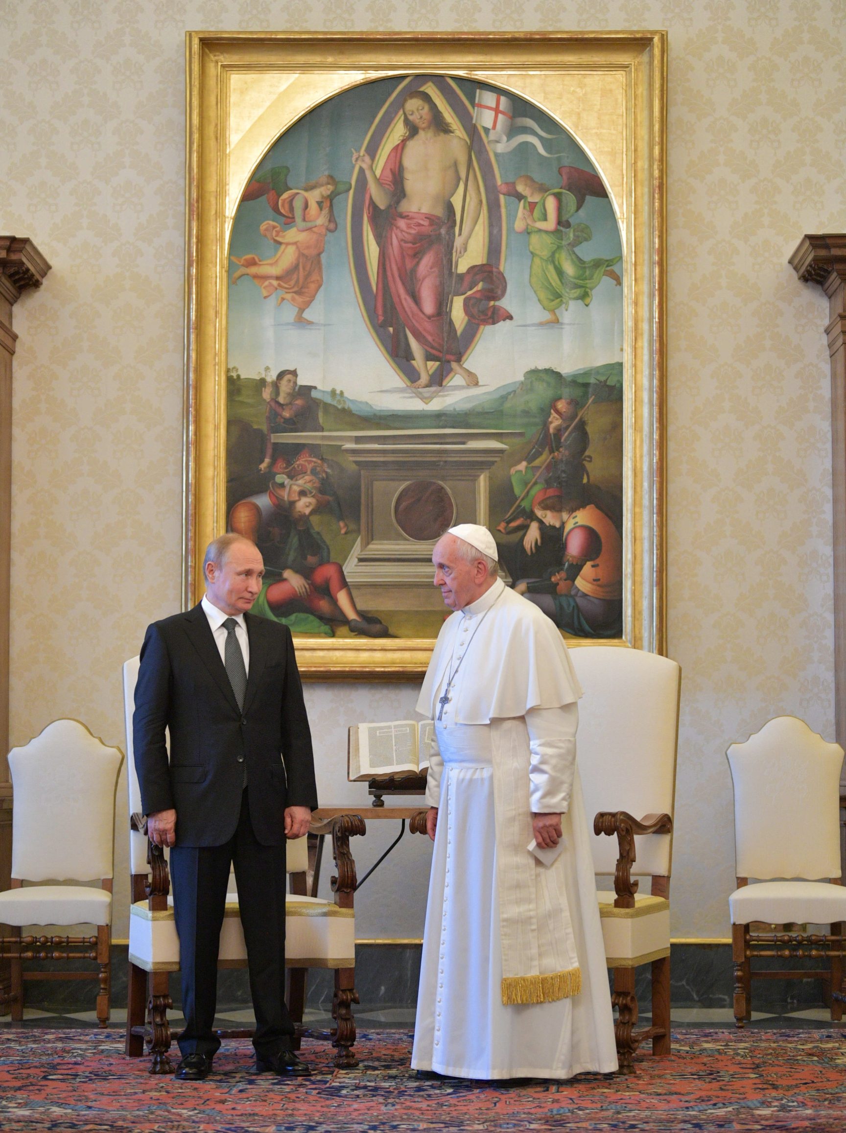 Vladimir Putin i papa Franjo