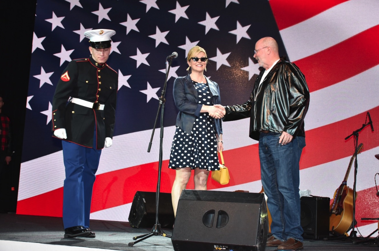 Kolinda Grabar Kitarović na svečanosti povodom američkog Dana neovisnosti