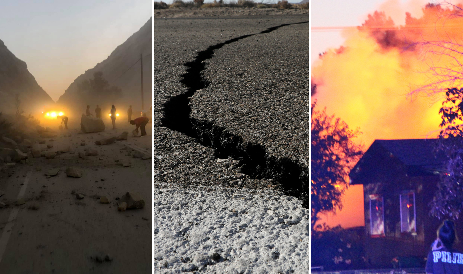 Prizori nakon zadnjeg potresa u Kaliforniji