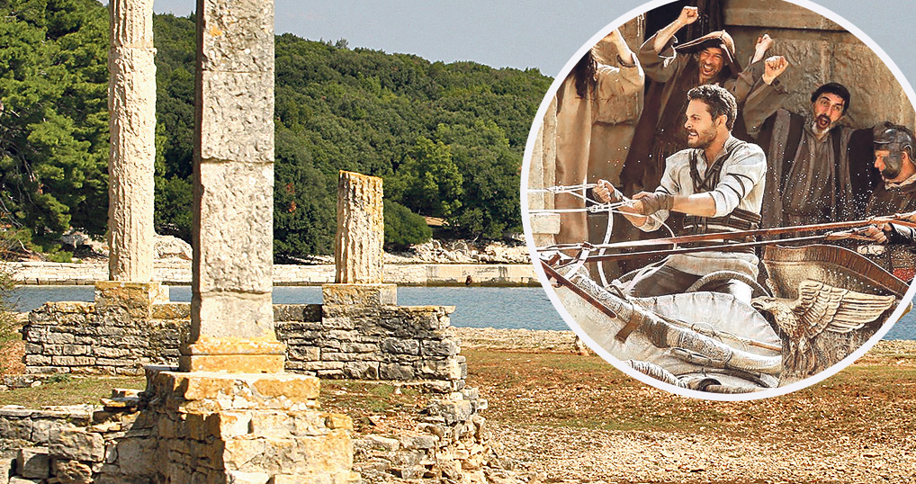 Ostaci rimske vile u uvali Verige u kojoj je navodno zazidan Gaius