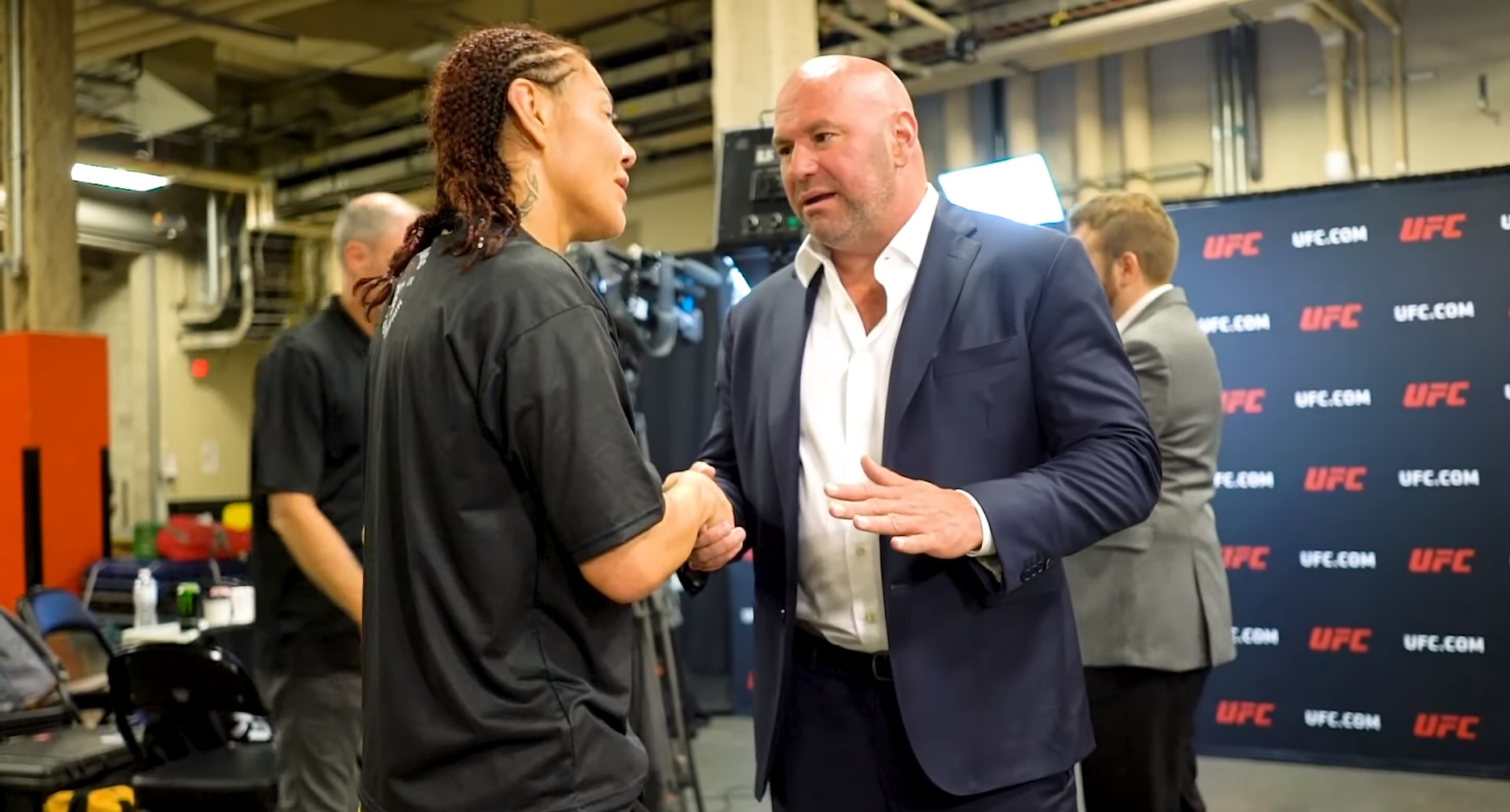 Cris Cyborg i Dana White